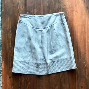 Kensie A-line skirt, linen/silk w/ pockets, size 4